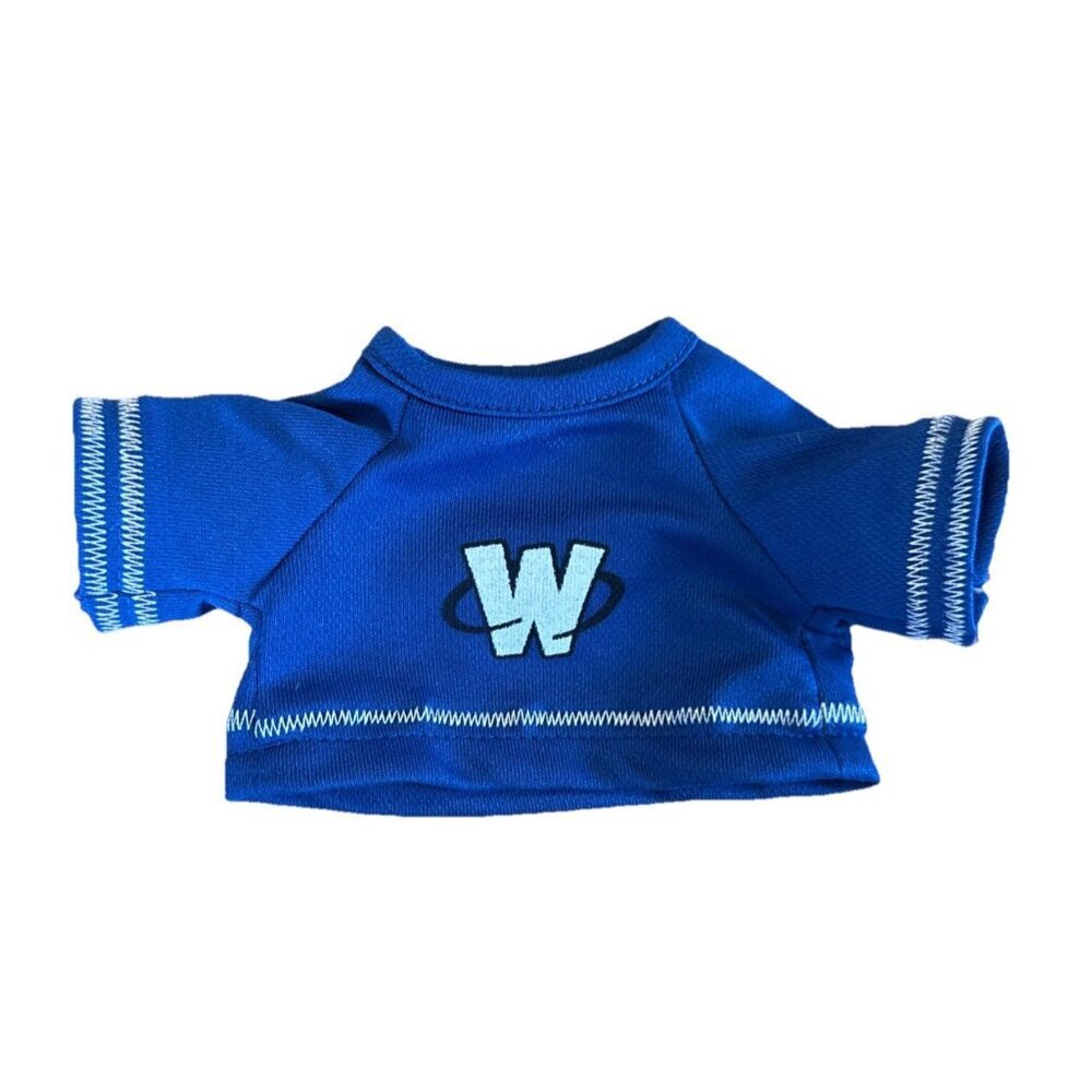 Blue shirt fits most WEBKINZ cat dog pet CLOTHING NO CODE #1